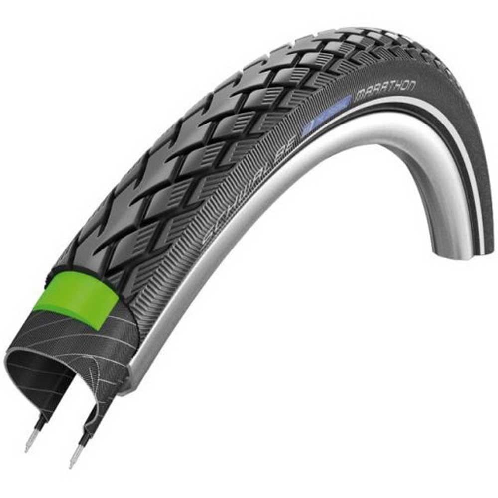 Schwalbe, Marathon, 27x1-1/4, Foldable, Endurance, GreenGuard, Reflex, 67TPI, 65-95PSI, 660g, Black