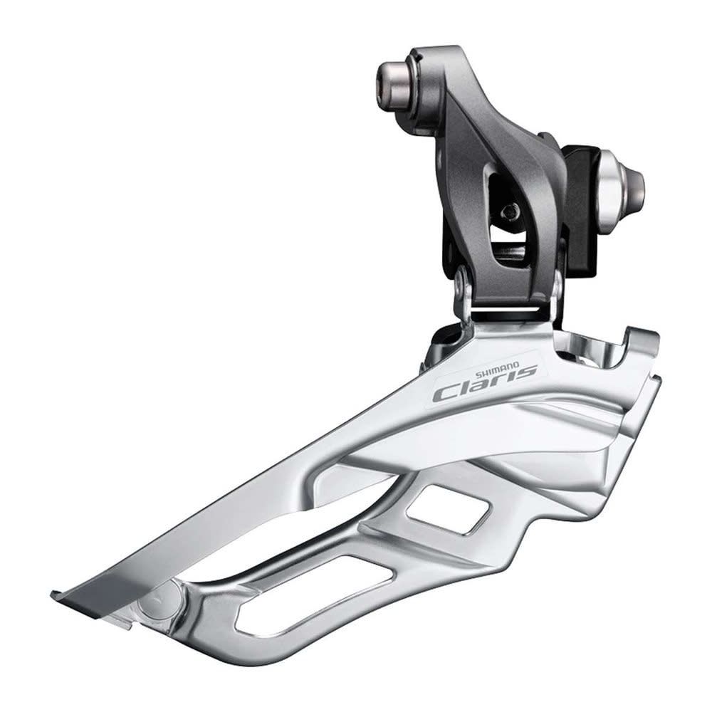 Shimano, Claris FD-R2030, Front derailleur, 3 x 8sp., Down Swing, Down Pull, Braze-on