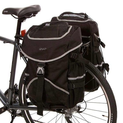 EVO, Clutch Cargo Plus Panniers, Pannier, 26.4L, Black