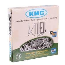 CHAINE KMC X11EL ARGENT, 11 VITESSES
