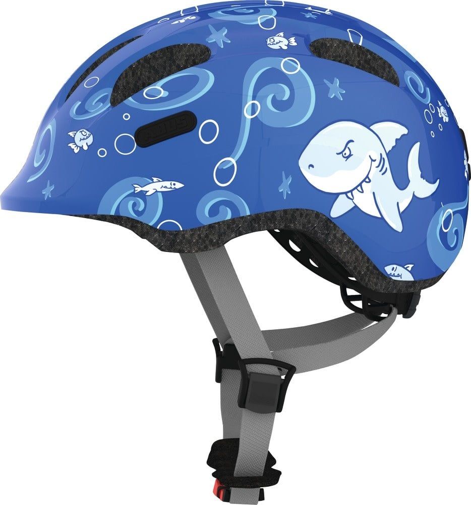 Abus, Smiley, Helmet, Blue Sharky, M, 50 - 55cm