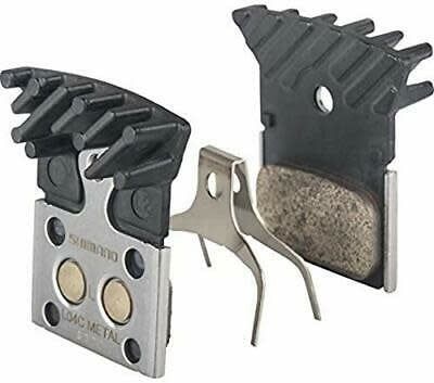 Shimano, L04C, Hydraulic road disc brake pad, Metallic, With fins
