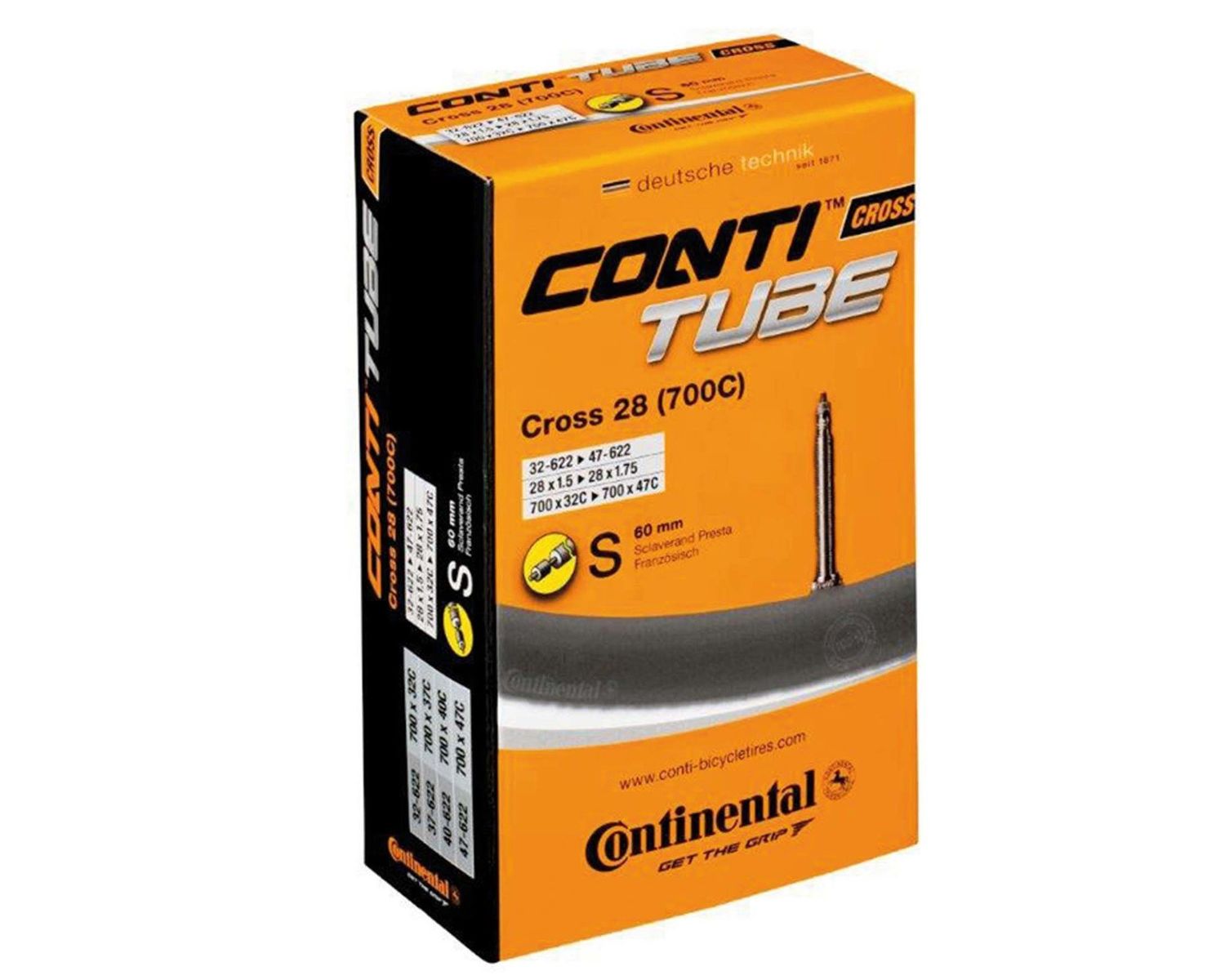 +INNER TUBE 700 X 32-42 PV 60MM CX - 165G