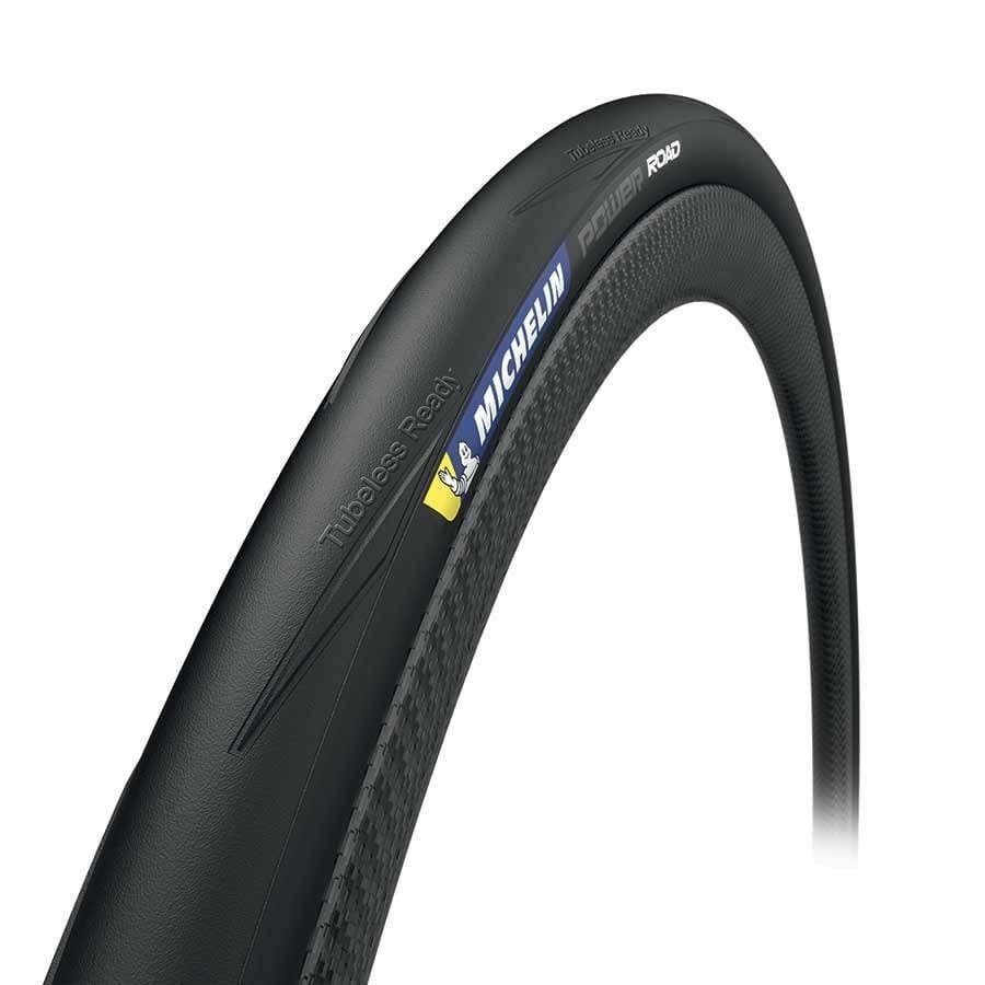 Michelin, Power Road TLR, Tire, 700x25C, Folding, Tubeless Ready, X-Race, 4x120TPI, Black