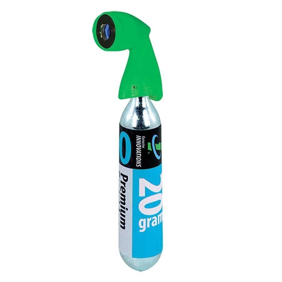 Genuine Innvatins, Micrflate Nan, C2 inflatr with 20g cartridge, Green
