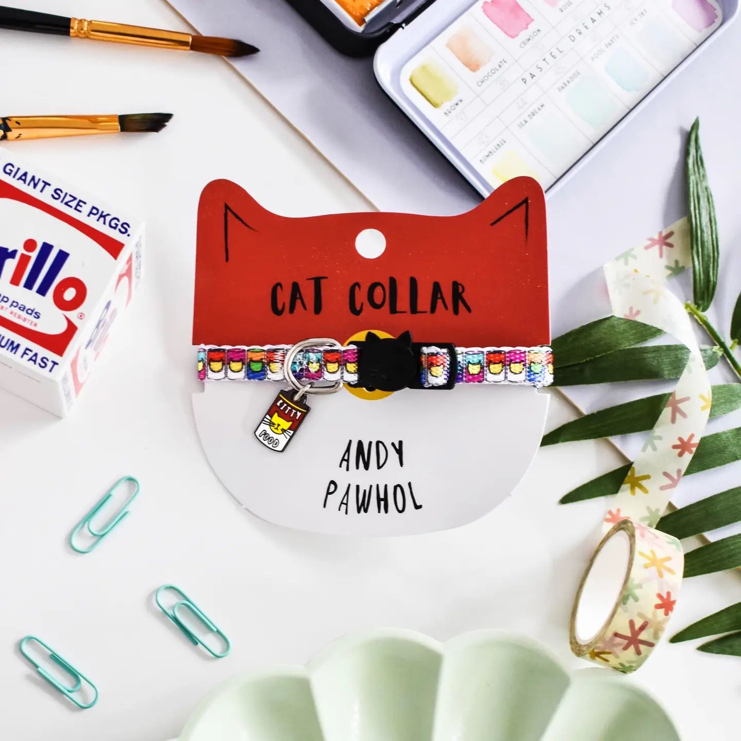 NIASKI CAT COLLAR, Color: ANDY PAWHOL
