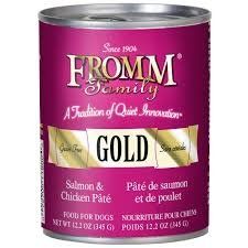 FROMM GOLD CHICKEN &amp; SALMON PATE&#39; 12.2 OZ