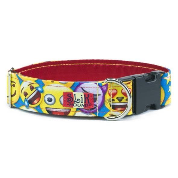 SLIK HOUND EMOJIS COLLAR 6-10IN .5 W
