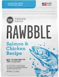 RAWBBLE FREEZE DRIED SALMON &amp; CHICKEN RECIPE 4.5 OZ