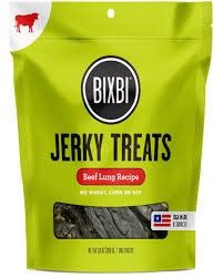 BIXBI JERKY TREATS BEEF LUNG 10 OZ