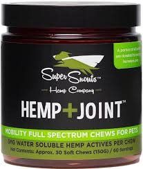 SUPER SNOUTS HEMP + JOINT CBD CHEWS 30 CT