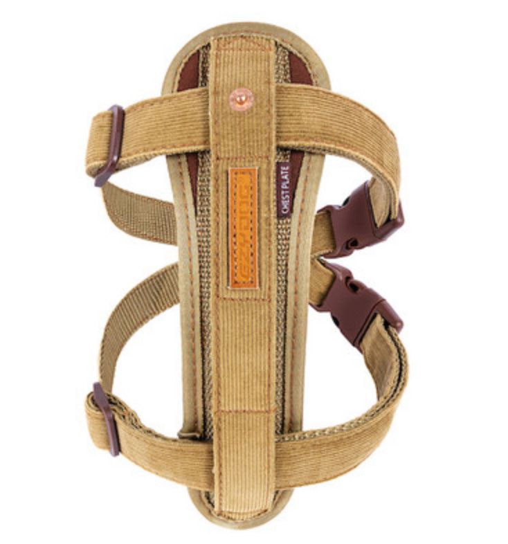 EZYDOG CHEST PLATE HARNESS CHOCOLATE L