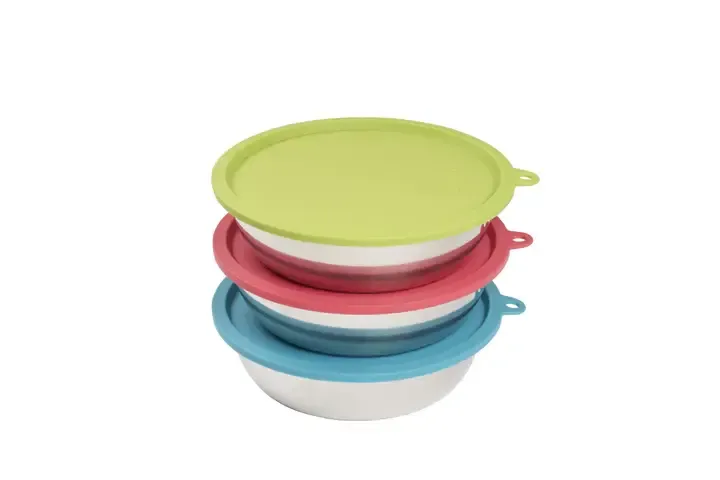 MESSY MUTT BOWL LID SET 3 CUP 6PK