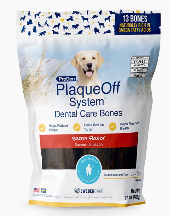 PRODEN DENTAL PLAQUEOFF BONE BACON 17OZ