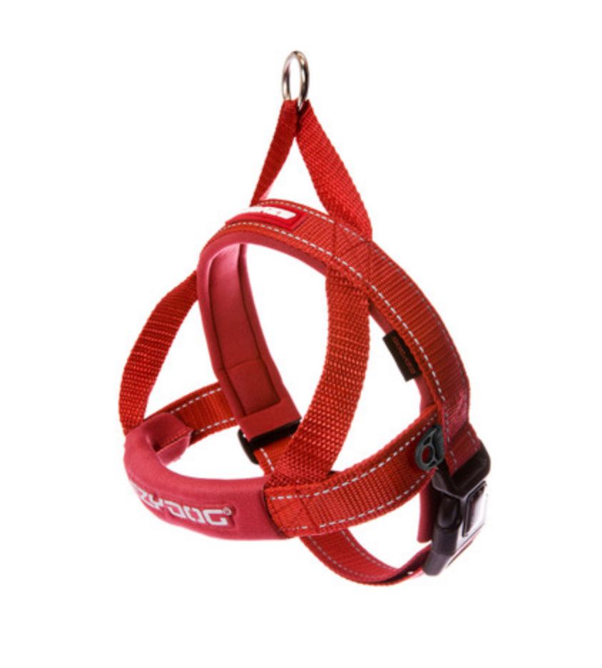 EZYDOG QUICKFIT HARNESS RED MD