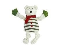 HUGGLEHOUNDS HOLIDAY POLAR BEAR LG