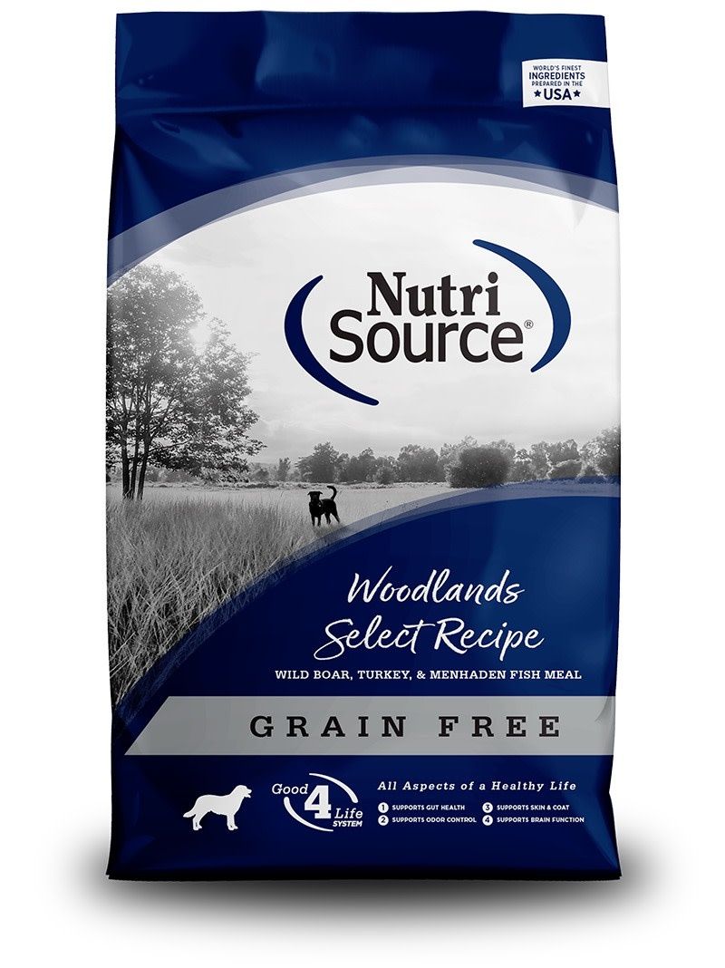 NUTRI SOURCE GRAIN FREE WOODLANDS 15#