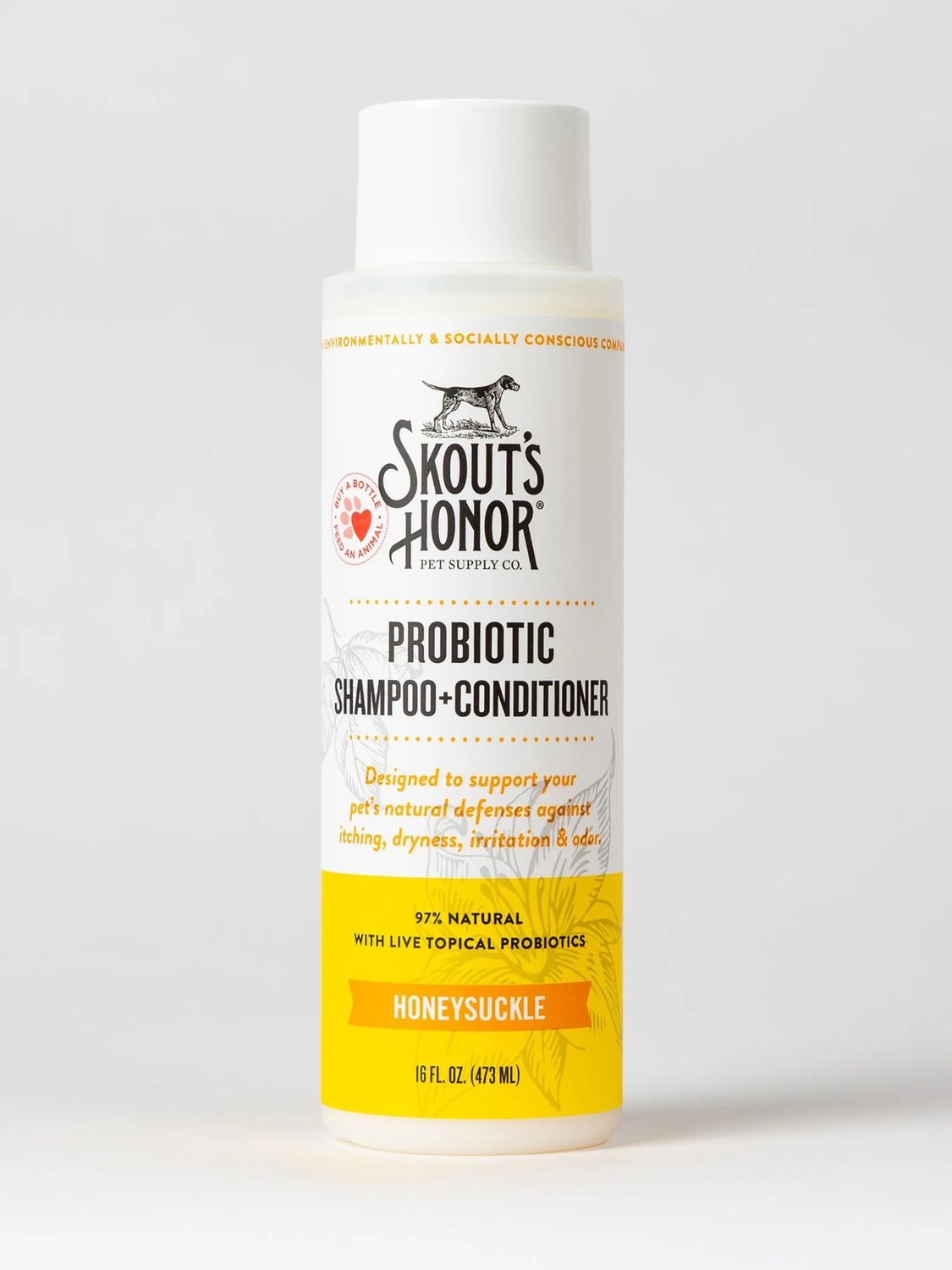 SKOUTS HONOR  SHAM &amp;COND HONEYSUCKLE 16OZ