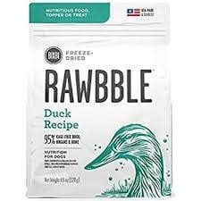 RAWBBLE FREEZE DRIED DUCK RECIPE 4.5OZ