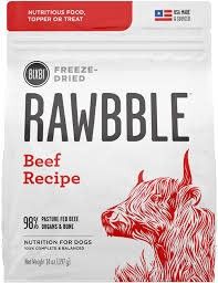 RAWBBLE FREEZE DRIED BEEF RECIPE 26OZ