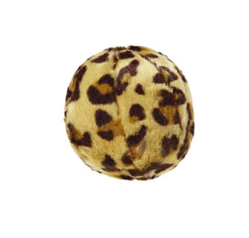 FLUFF &amp; TUFF LEOPARD BALL SM
