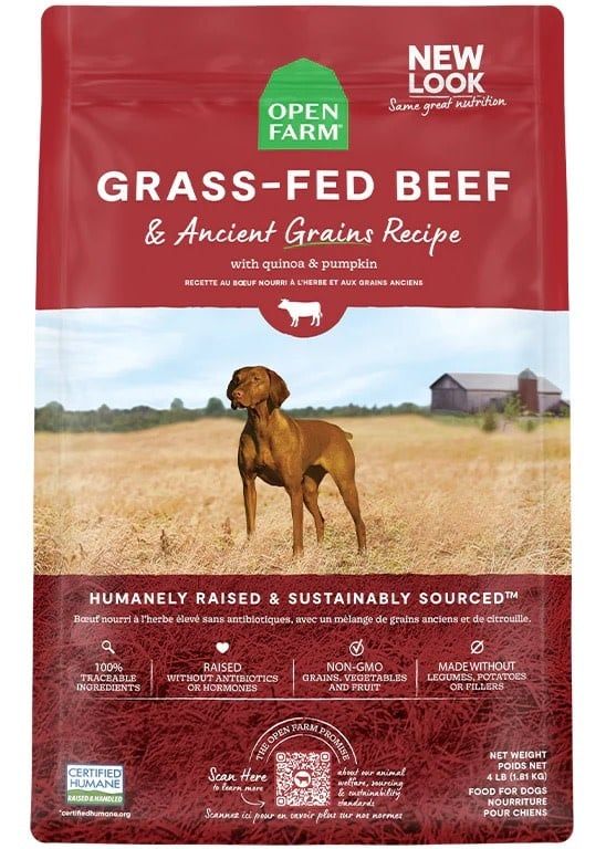 OPEN FARM ANCIENT GRAIN BEEF 4#