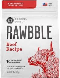RAWBBLE FREEZE DRIED BEEF 4.5OZ