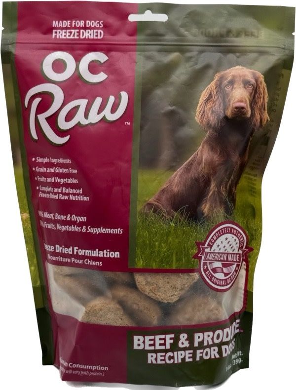 OC RAW FD BEEF/PRODUCE, 14 OZ. SLIDERS