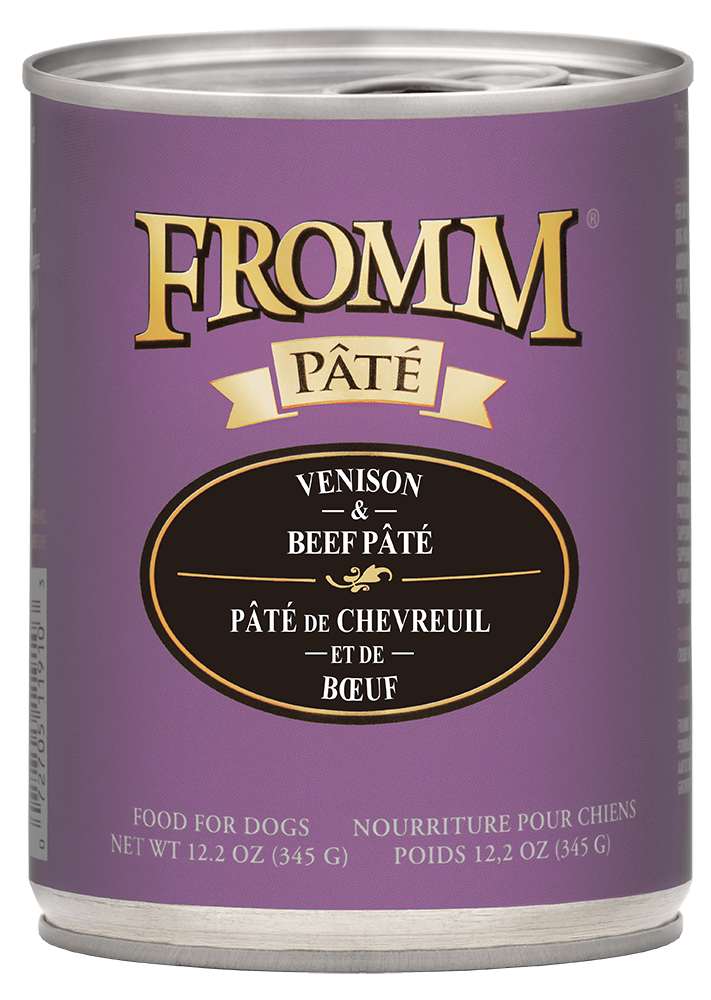FROMM GOLD VENISON &amp; BEEF PATE 12.2 OZ