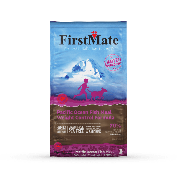 FIRSTMATE GRAIN FREE FISH WEIGHT/SENIOR 28.6#