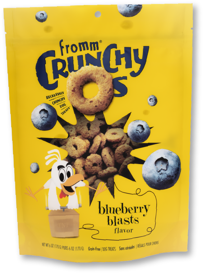 FROMM CRUNCHY O&#39;S BLUEBERRY BLAST 6 OZ