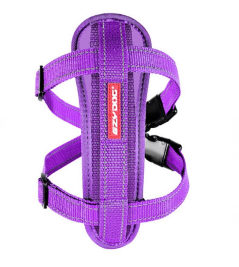 EZYDOG CHEST PLATE HARNESS PURPLE L