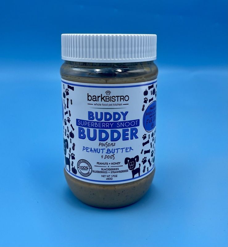 BARK BISTRO BUDDY BUDDER SUPERBERRY SNOOT
