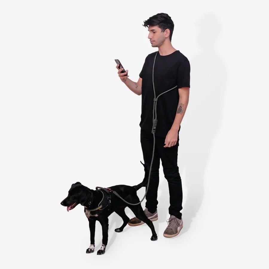 ZEEDOG TITANIUM GREY LEASH