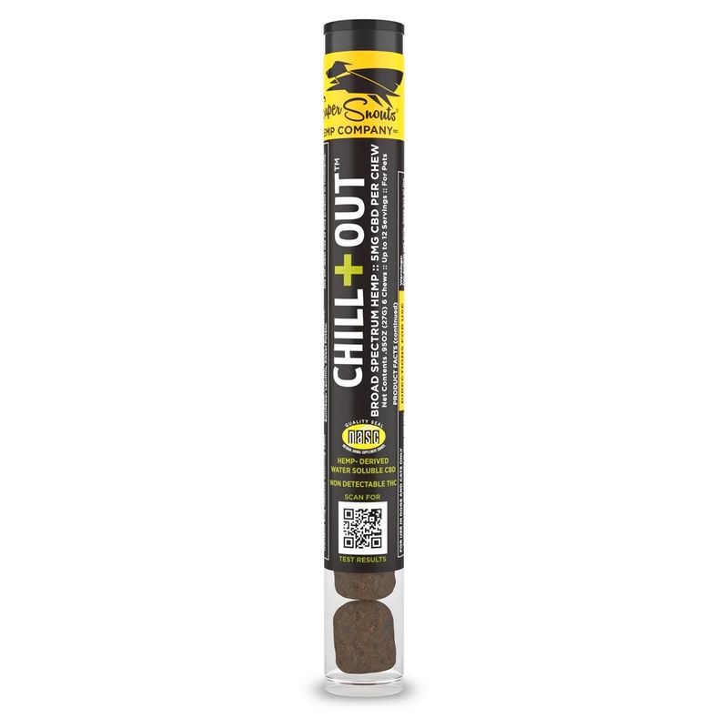 SUPER SNOUTS CHILL OUT CBD CHEWS 5 MG 6 CT