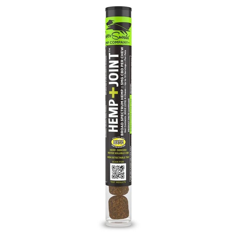 SUPER SNOUTS HEMP + JOINT CBD CHEWS 5 MG 6CT