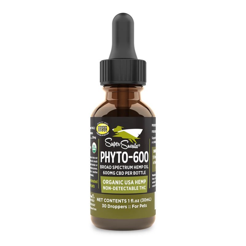 SUPER SNOUTS  PHYTO-CBD OIL 600MG 1OZ