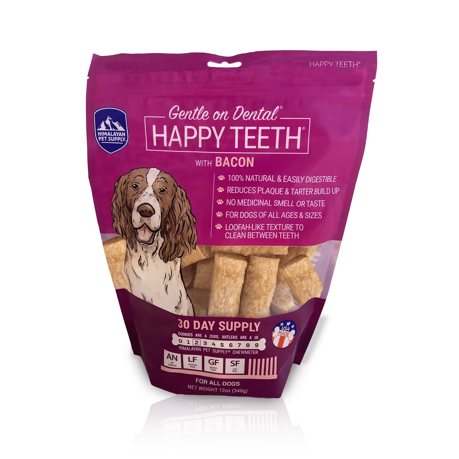 HIMALAYAN DENTAL CHEWS BACON 12OZ