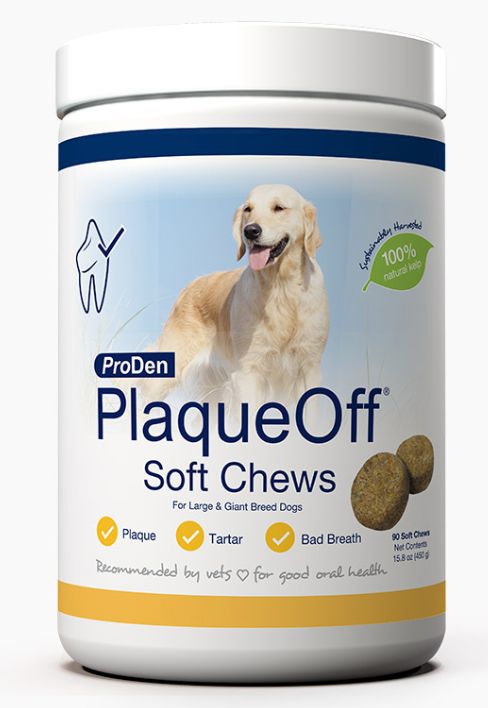 PRODEN PLAQUEOFF CHEWS LG 90 CT