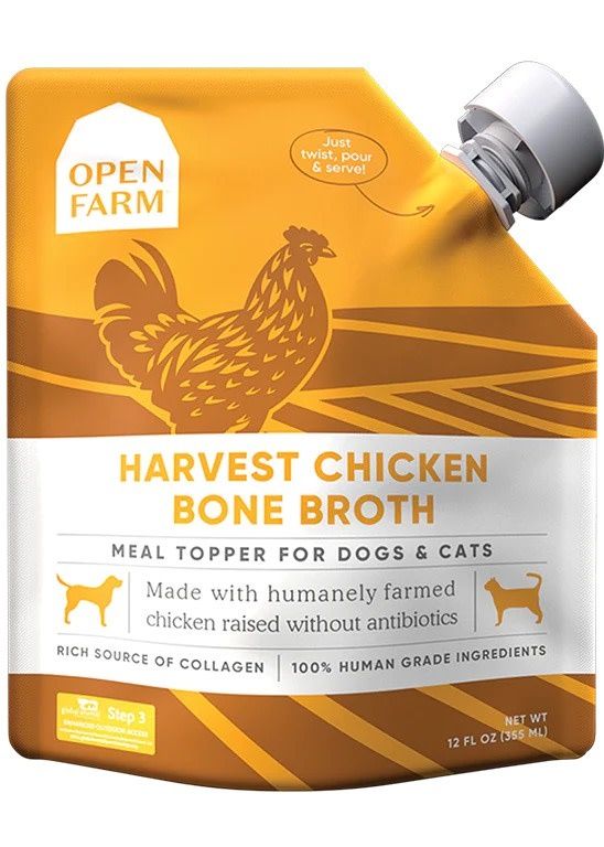 OPEN FARM BONE CHICKEN BROTH 12OZ