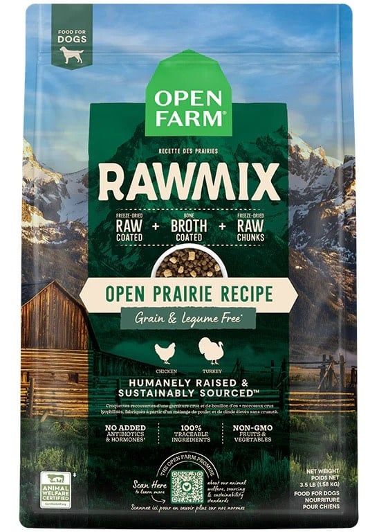 OPEN FARM RAW MIX PRAIRIE GRAIN FREE 3.5#