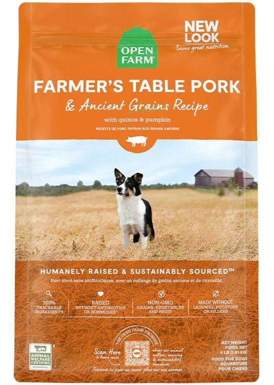 OPEN FARM  ANCIENT GRAIN PORK 4#
