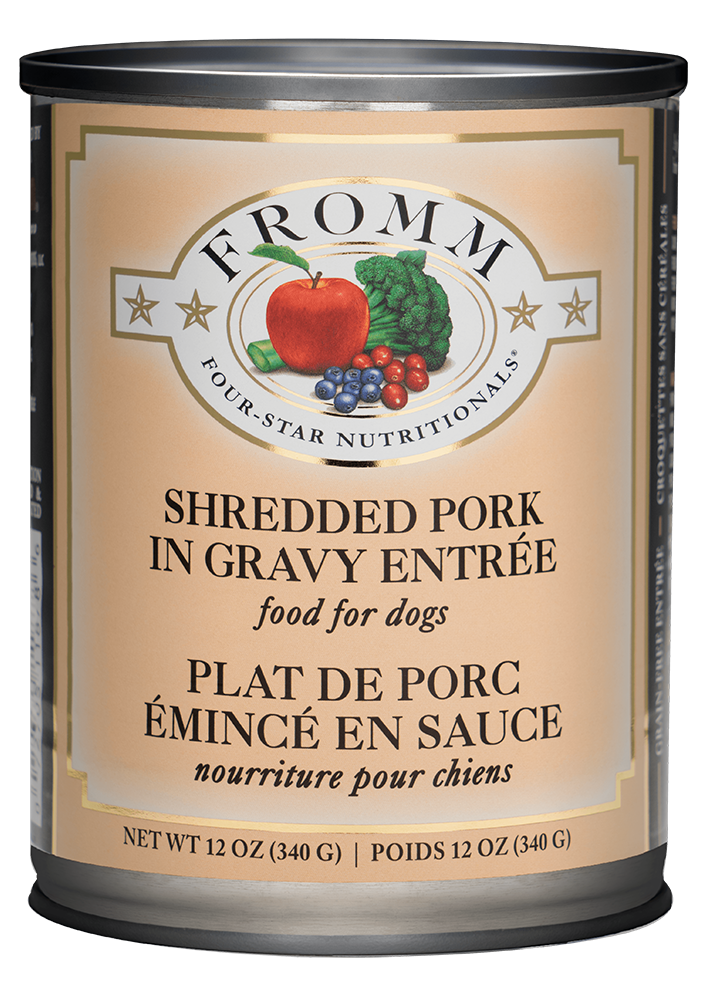 FROMM 4 STAR SHREDDED PORK 12 OZ