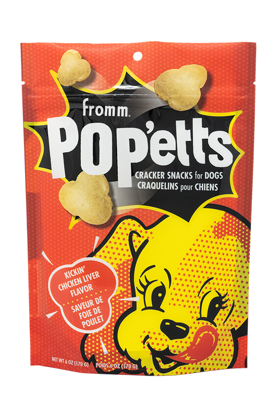 FROMM POP&#39;ETTS CHICKEN LIVER 6OZ