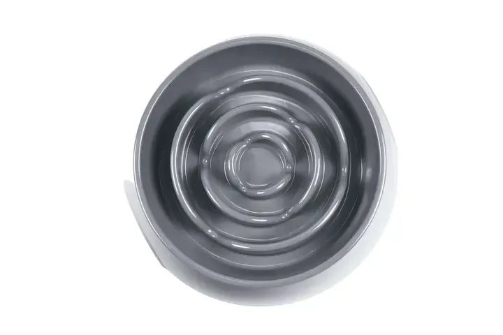 MESSY MUTT SLOW FEEDER GREY 1.75 CUP