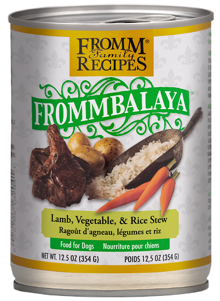 FROMM BALAYA LAMB VEG &amp; RICE 12.5 OZ