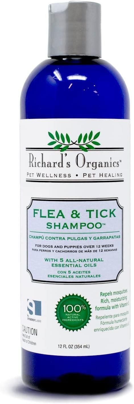 RICHARDS ORGANIC FLEA&amp; TICK SHAMPOO