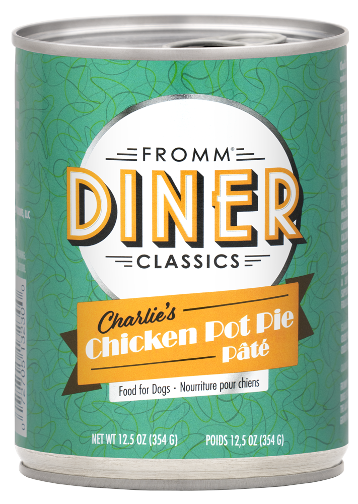 FROMM DINER 12.5Z CHARLIES CHICKEN POT PIE PATE