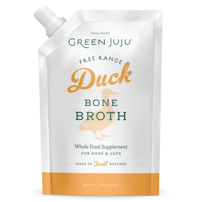 GREEN JUJU FROZEN DUCK BONE BROTH 20OZ