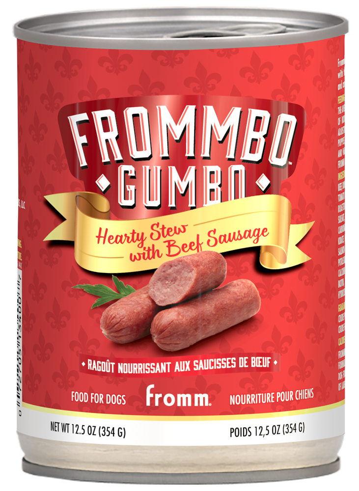 FROMMBO GUMBO BEEF SAUSAGE  12.5 OZ